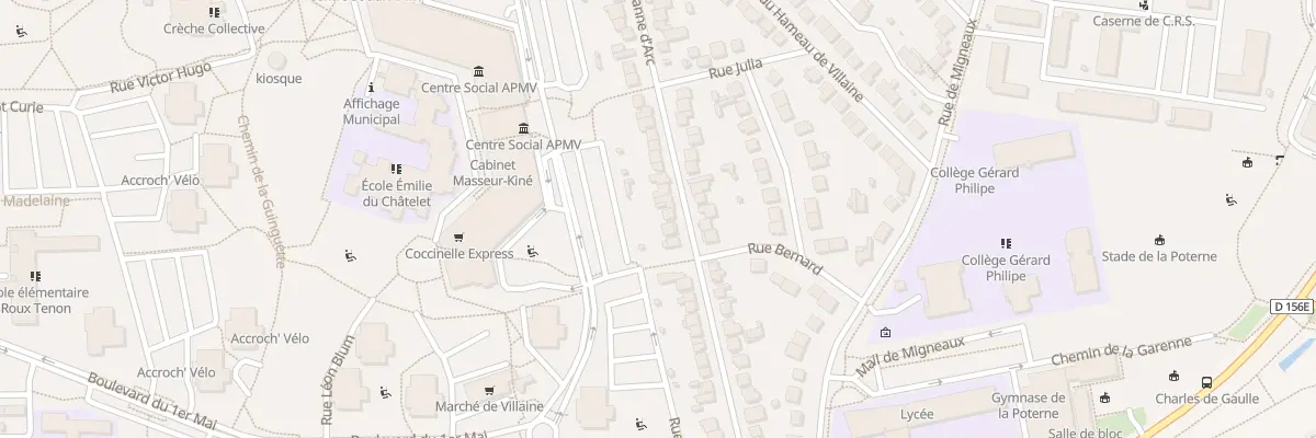 Plan du 51 Rue Jeanne d’Arc à Massy