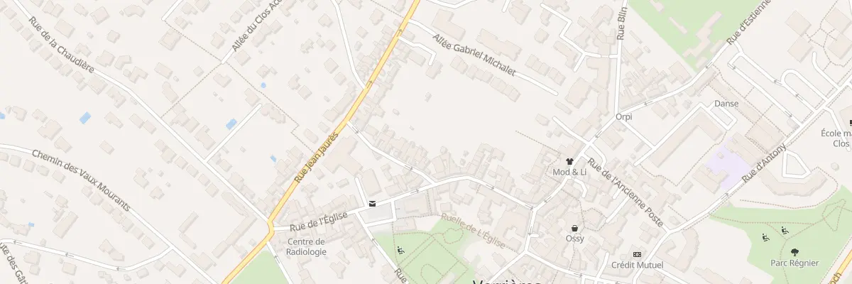 Plan du 6 Rue des Mictons à Verrières-le-Buisson