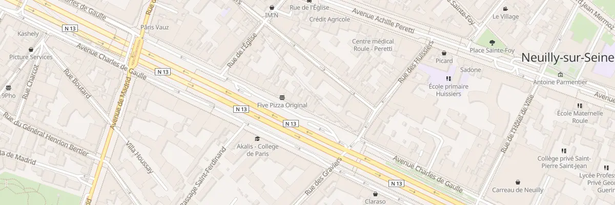 Plan du 142 Av Charles de Gaulle à Neuilly-sur-Seine