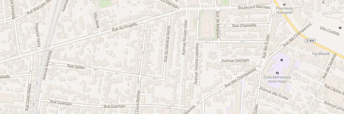 Plan du 14 Rue du Général Ferrié à Colombes