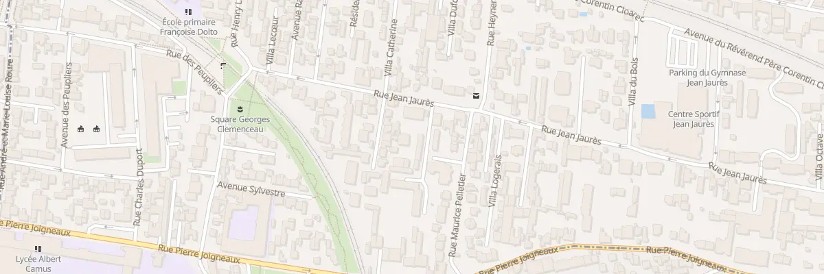 Plan du 97B Rue Jean Jaurès à Bois-Colombes
