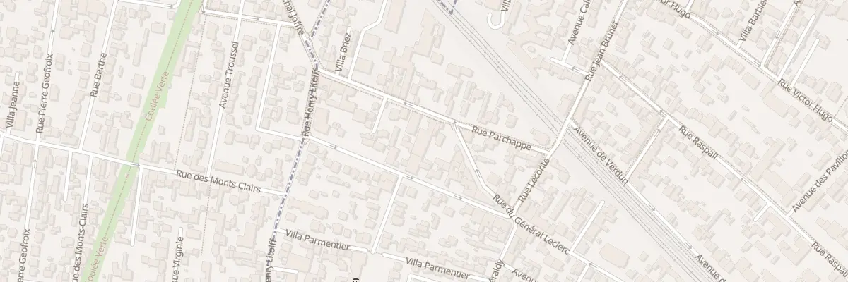 Plan du 115 Rue du Général Leclerc à Bois-Colombes