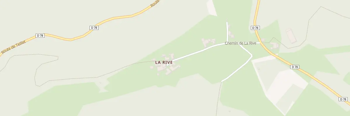 Plan du 262 Che de la Rive à Pampelonne