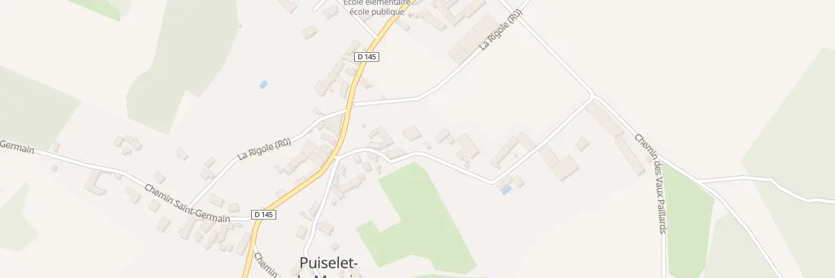 Plan du 3B Rue de Vaupaillards à Puiselet-le-Marais