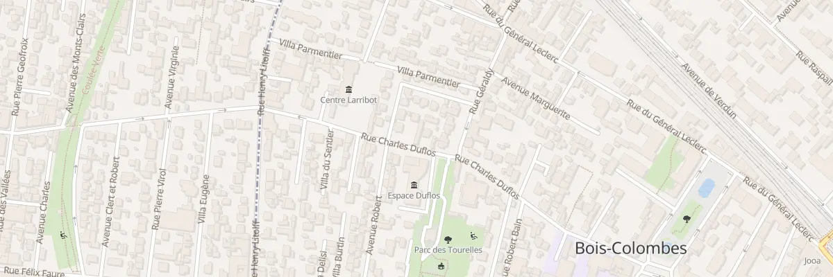 Plan du 62 Rue Charles Duflos à Bois-Colombes