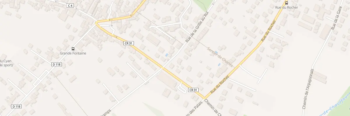 Plan du 59 Rue de la Grille au Roi à Saulx-les-Chartreux
