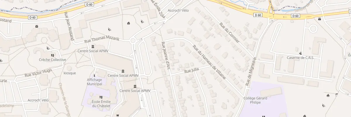 Plan du 84 Rue Jeanne d’Arc à Massy