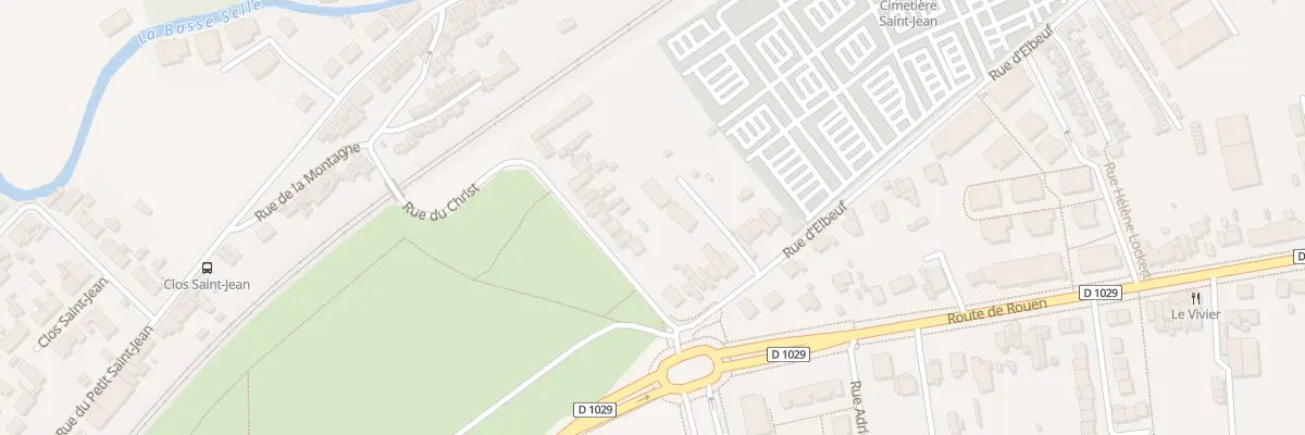 Plan du 394 Rue d’Elbeuf à Amiens