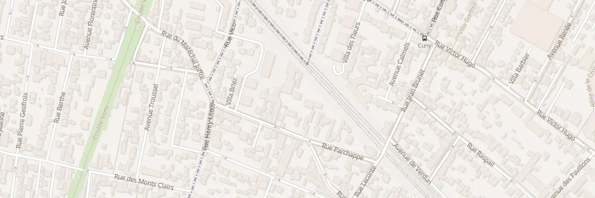 Plan du 68 Rue du Général Leclerc à Bois-Colombes