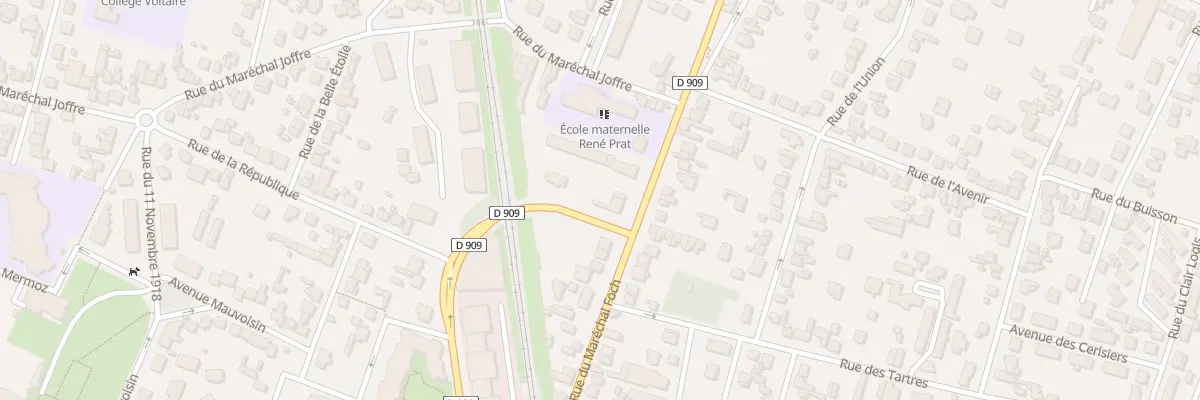 Plan du 21 Rue du Marechal Foch à Sannois