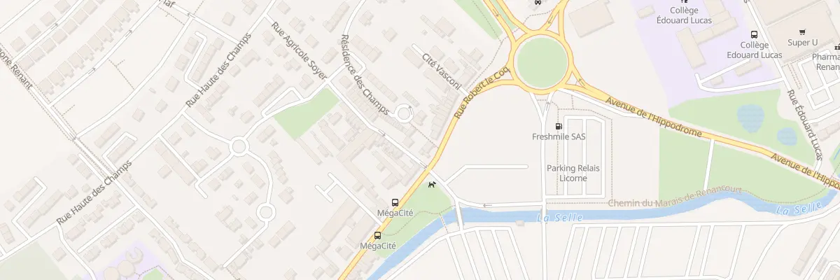 Plan du 372 Rue Robert Lecoq à Amiens