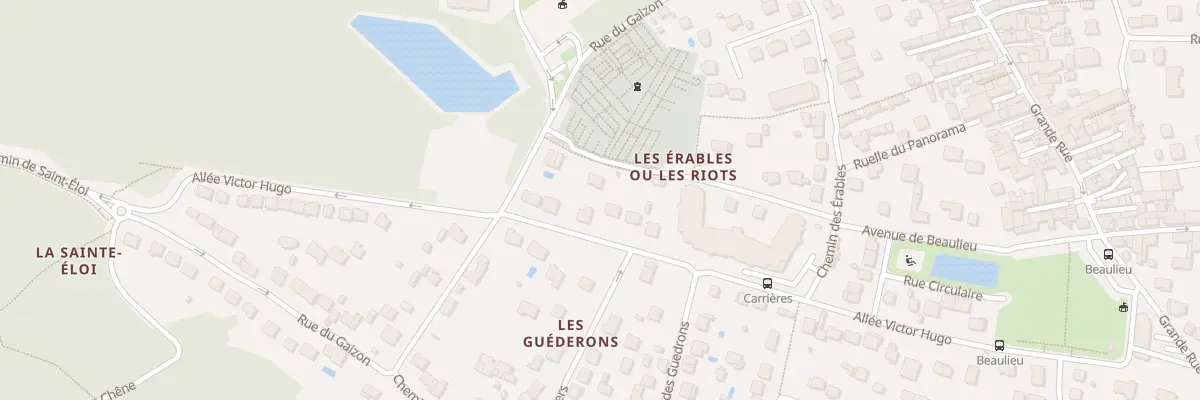 Plan du 28 All Victor Hugo à La Ville-du-Bois