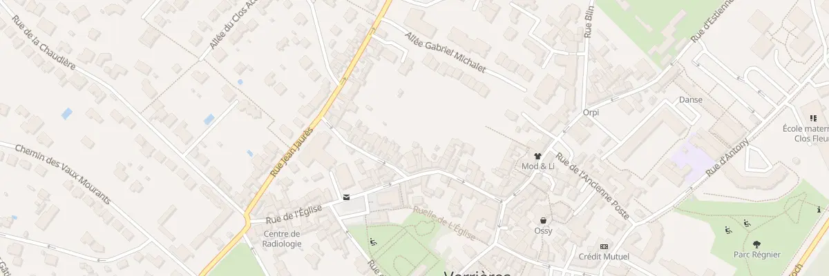 Plan du 2 Rue des Mictons à Verrières-le-Buisson