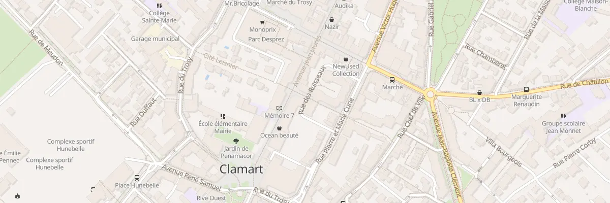 Plan du 33 Rue Pierre et Marie Curie à Clamart