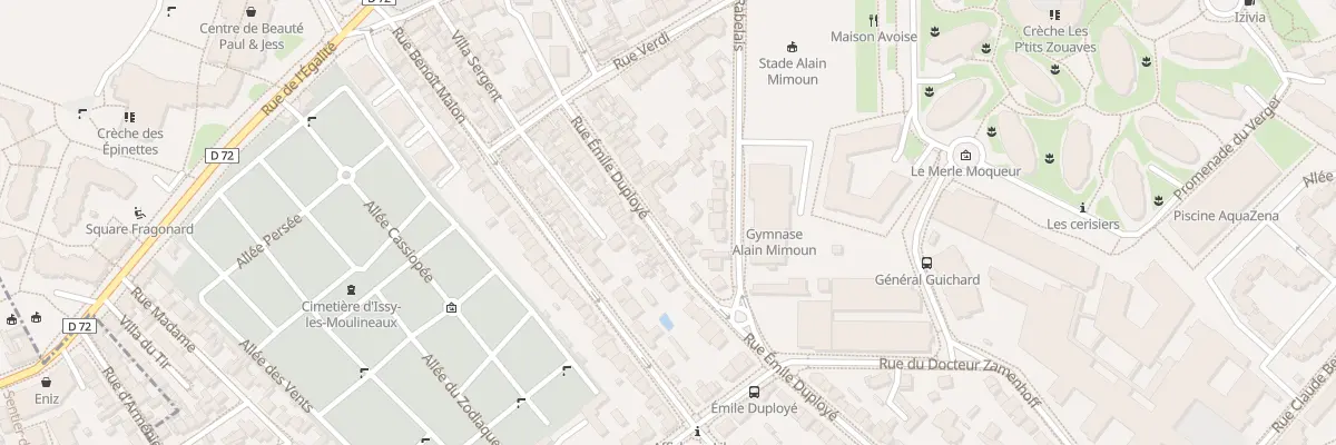 Plan du 57 Rue Emile Duployé à Issy-les-Moulineaux