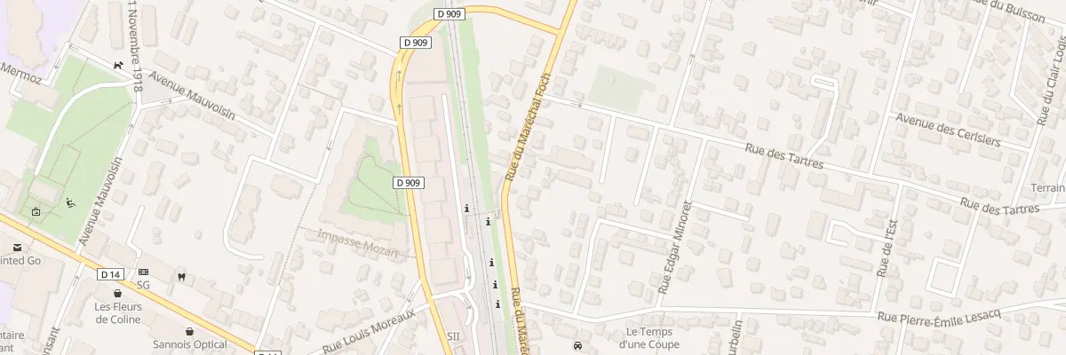 Plan du 44 Rue du Marechal Foch à Sannois