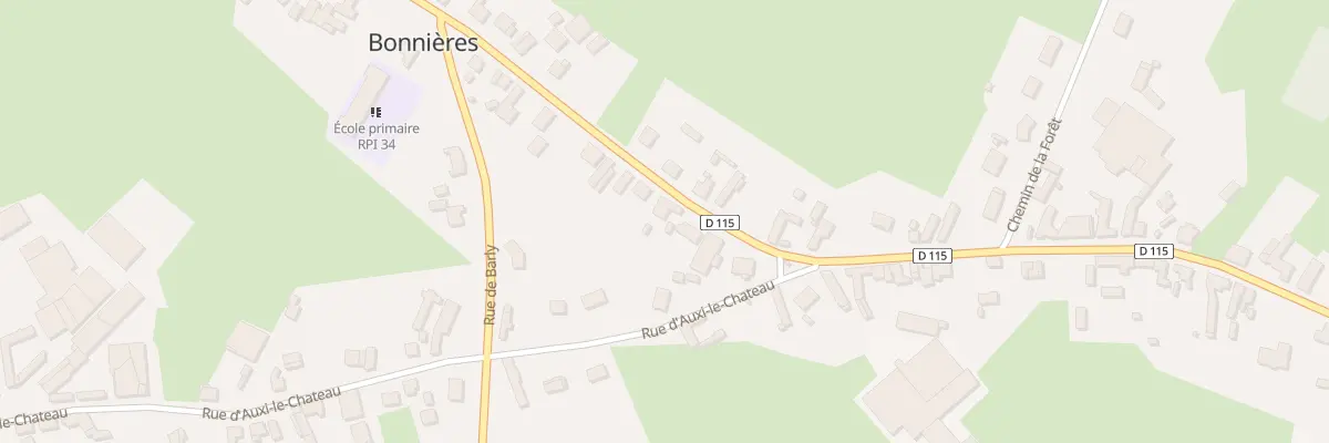 Plan du 58 Gr Grand Rue à Bonnières