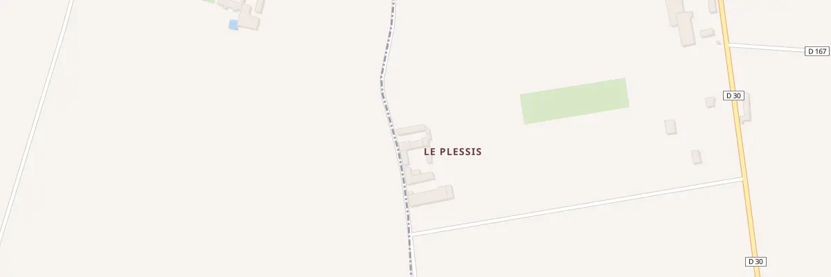Plan du 1 Le Plessis à Bouilly-en-Gâtinais