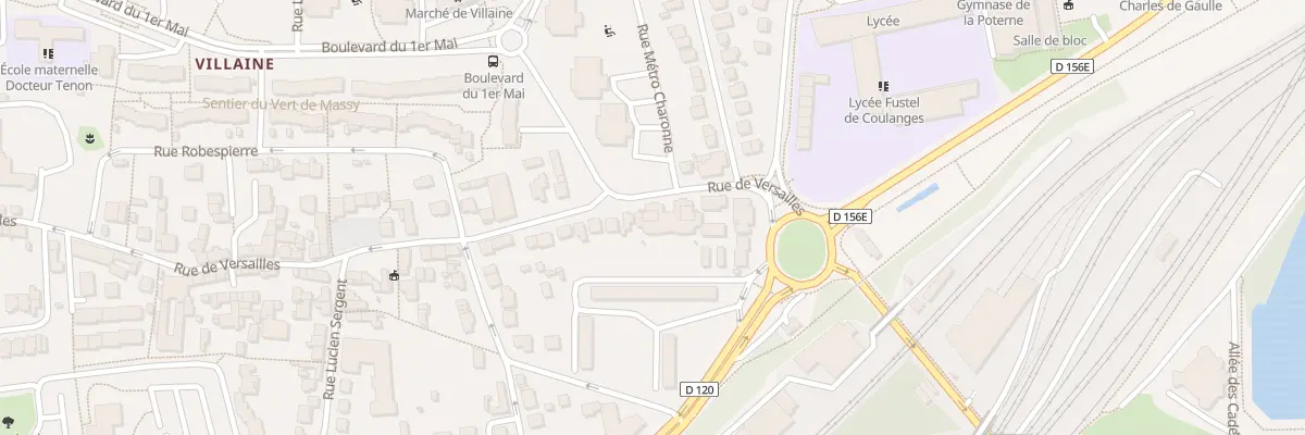Plan du 3B Rue de Versailles à Massy