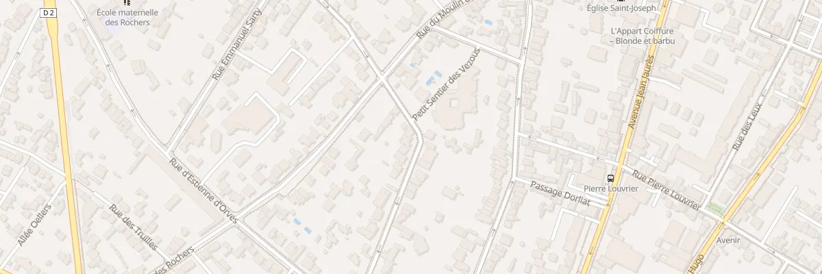 Plan du 35B Rue Pierre Brossolette à Clamart