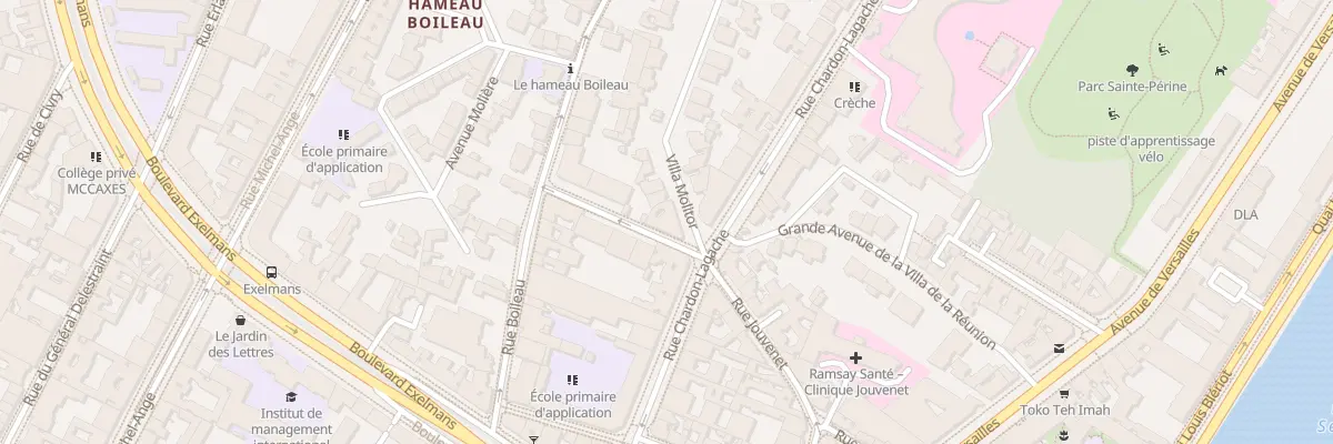 Plan du 26B Rue Jouvenet à Paris 16e Arrondissement