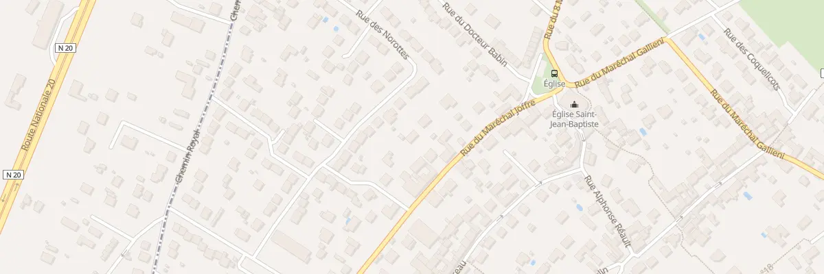 Plan du 14 Rue du Maréchal Joffre à Leuville-sur-Orge