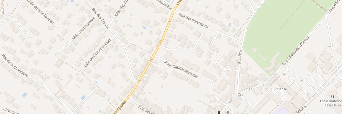 Plan du 32 Rue Jean Jaurès à Verrières-le-Buisson