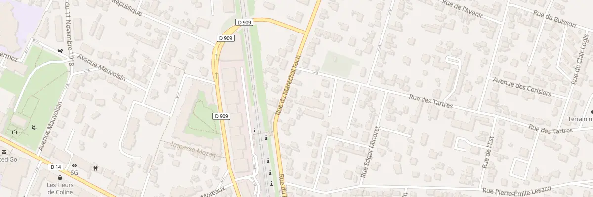 Plan du 48 Rue du Marechal Foch à Sannois
