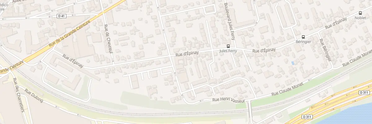 Plan du 40 Rue d’Epinay à Argenteuil