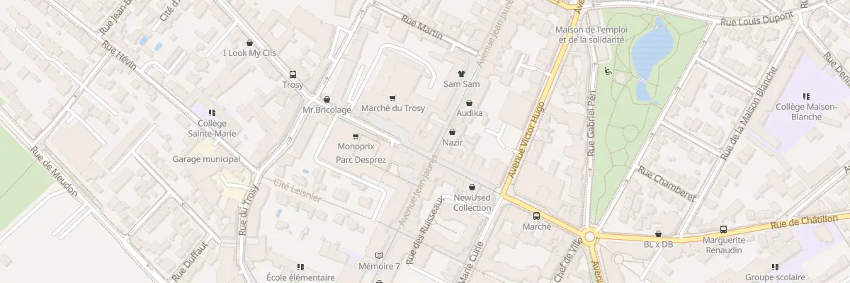 Plan du 18 Rue P Vaillant Couturier à Clamart
