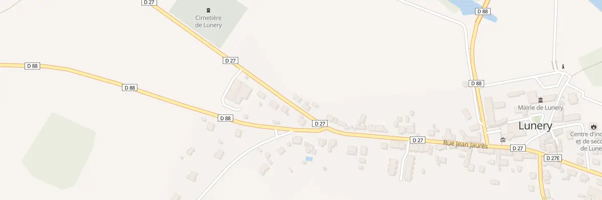 Plan du 6 Rte de Rosieres à Lunery