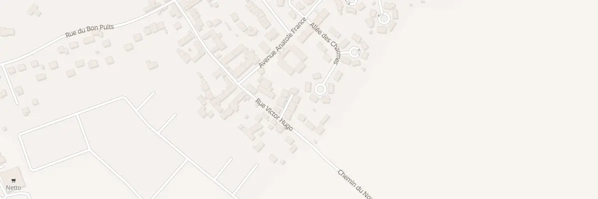 Plan du 6 Cour Victor Hugo à La Norville