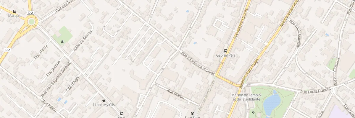 Plan du 5 Rue d’Estienne d’Orves à Clamart