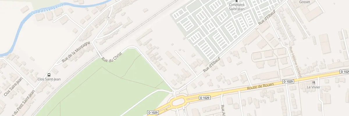 Plan du 390 Rue d’Elbeuf à Amiens