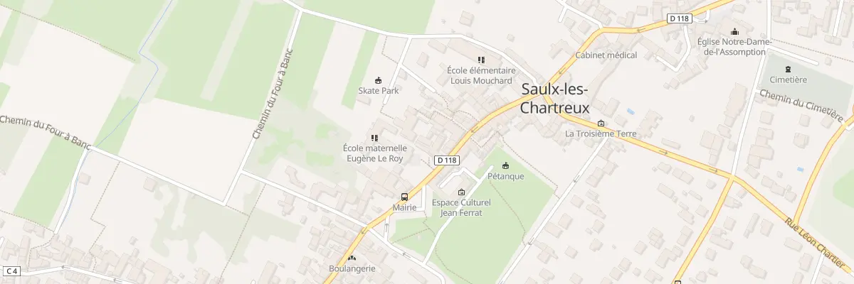 Plan du 60 Rue de la Division Leclerc à Saulx-les-Chartreux