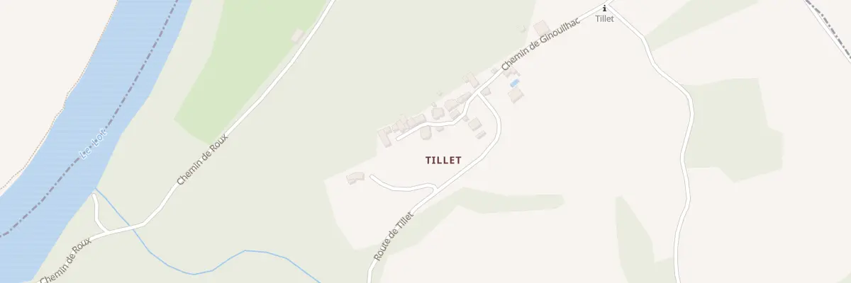 Plan du 5189 Tillet à Flagnac
