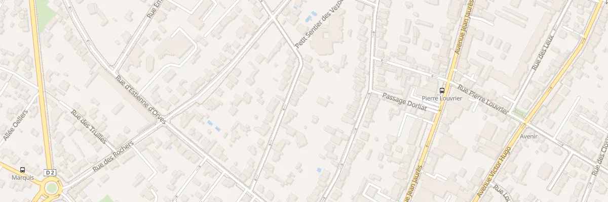 Plan du 28 Rue Pierre Brossolette à Clamart