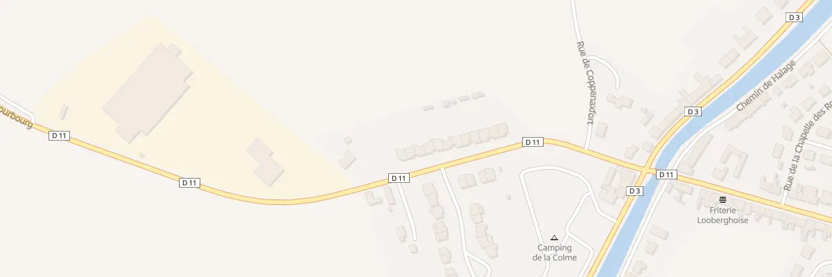 Plan du 3 Rte de Bourbourg à Looberghe