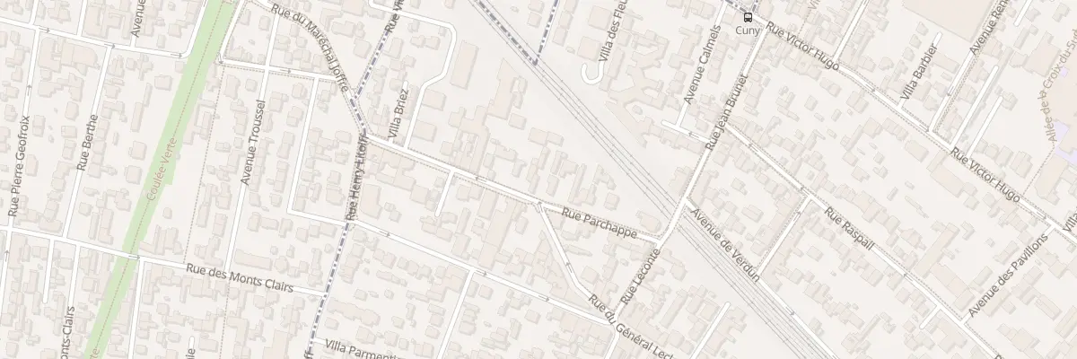Plan du 64 Rue du Général Leclerc à Bois-Colombes