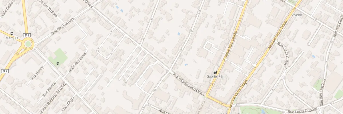 Plan du 3 Rue Denis Gogue à Clamart