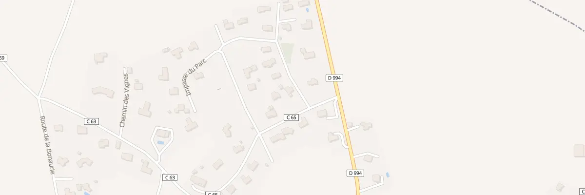 Plan du 1 Che des Bosquets à Anglars-Saint-Félix