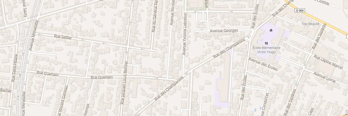 Plan du 75B Rue des Champarons à Colombes