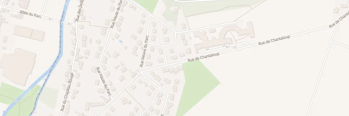 Plan du 29 Rue de Chantaloup à Dadonville