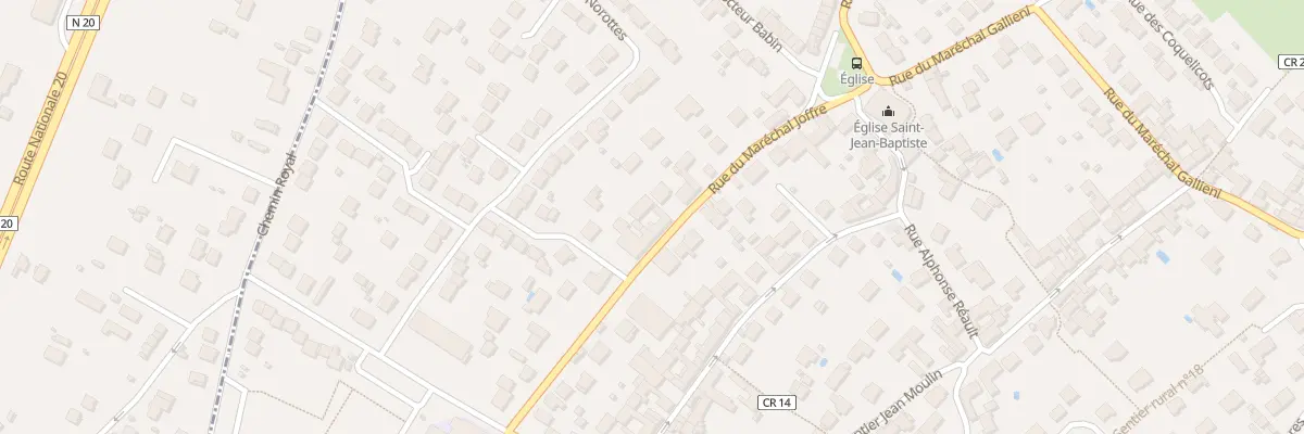 Plan du 24 Rue du Maréchal Joffre à Leuville-sur-Orge