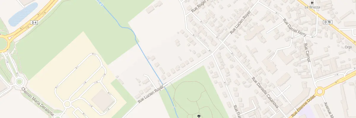 Plan du 34 Rue Lucien Royer à Persan