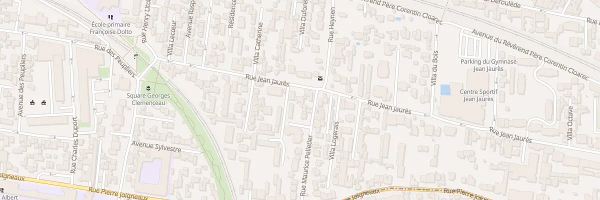 Plan du 91 Rue Jean Jaurès à Bois-Colombes