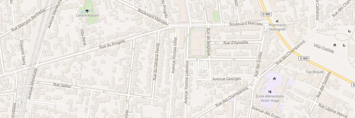 Plan du 22 Av Nicolas Gillet à Colombes