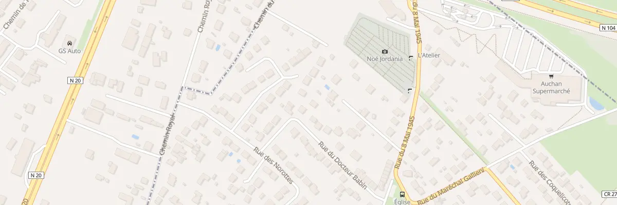 Plan du 18 Rue du Docteur Babin à Leuville-sur-Orge