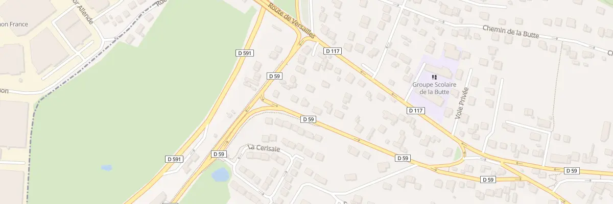Plan du 20 Rte de Villebon à Champlan