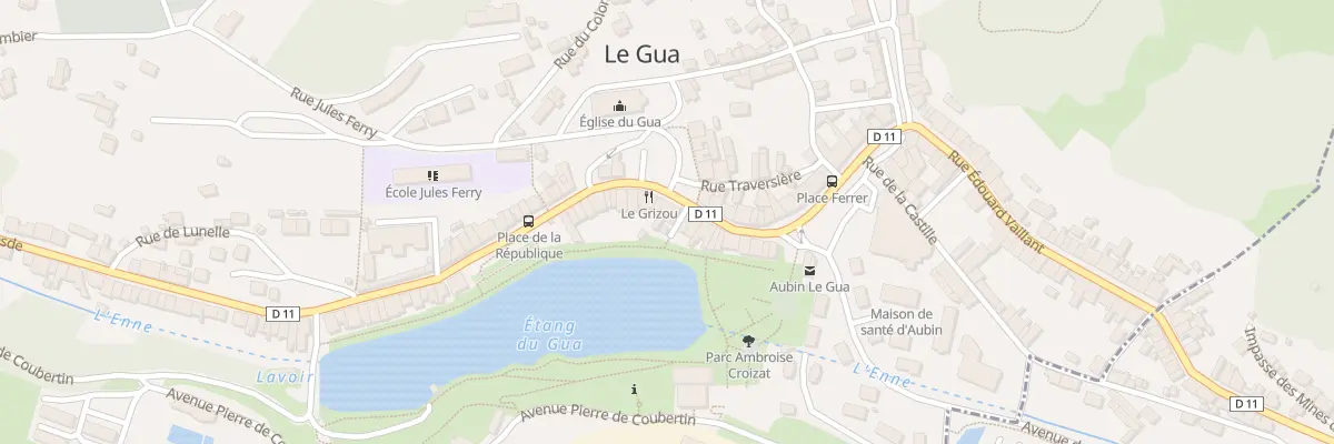 Plan du 24 Rue Paul Lafargue à Aubin